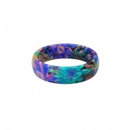 Groove Aspire Silicone Ring - Thin - Twilight Blossom